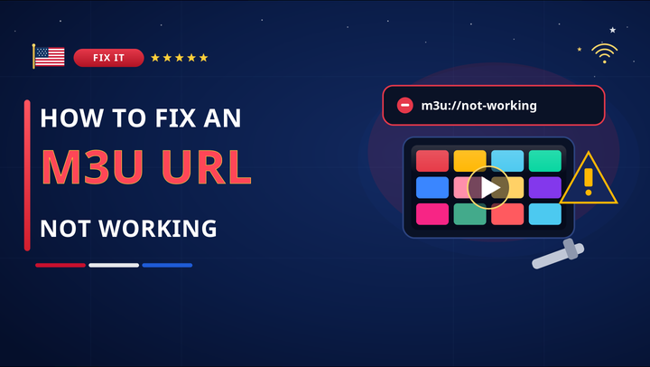 How to fix an M3U URL